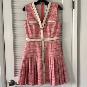 Current Air tweed pink dress